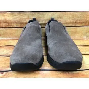 LL Bean Vibram Arctic Grip Slip On Shoe Hiking Gray Size 8.5 M L.L. Bean Insulated Arctic Grip Slip on Moccasins Womens  main image 3